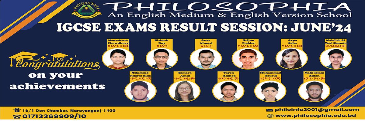 IGCSE Exam Result  Session: June 2024